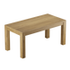Дерев'яний стіл кухонний, обідній з дуба WoodMost 120x60, натуральний дуб 00019/-ST