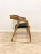 WoodMost solid oak chair with soft seat 0002-KR