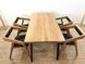 Zestaw do jadalni Stół dębowy 120x60 + 4 krzesła WoodMost dębowe, dąb naturalny 00014-ST