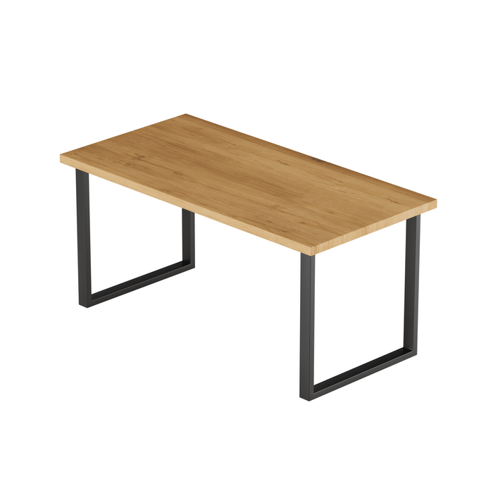 Стол кухонный, обеденный из дуба WoodMost 120x60, столешница натуральный дуб 0002-ST