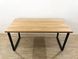 WoodMost oak kitchen and dining table 120x60, natural oak tabletop 0002-ST