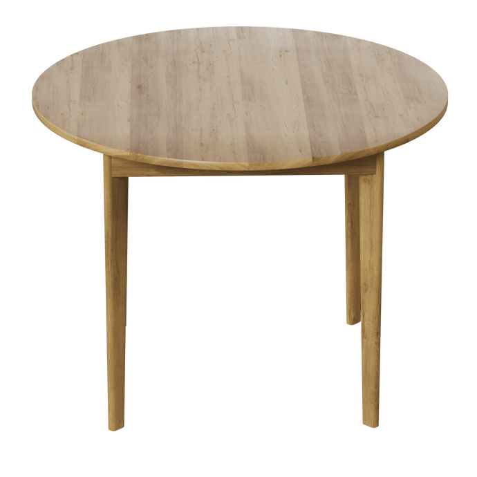 Дерев'яний, круглий кухонний стіл з дуба WoodMost Ø 80, натуральний дуб 00017/-ST