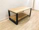 WoodMost oak coffee table 100x50, natural oak tabletop 00010/2-ST