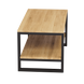 Стол журнальный из дуба WoodMost 100x50, столешница натуральный дуб 00010/2-ST