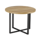 Стіл круглий кухонний, обідній з дуба WoodMost Ø 80, стільниця натуральний дуб 00012-ST