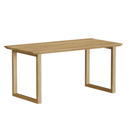 Wooden kitchen and dining table made of oak WoodMost 120x60, natural oak 00024/-ST